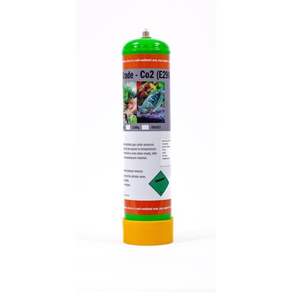 CO2 gas cylinder for plant cultivation.