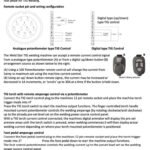 Wired remote control instructions for TIG welding machine.