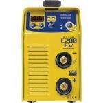 Yellow GYS E200 FV inverter welding machine.