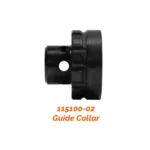 Black guide collar for precision tools