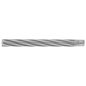 Metal tool with a twisted design for machining