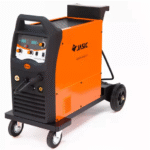 JASIC MIG250 welding machine on wheels.