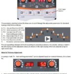 Setup guide for JM-250P MIG/MAG welding machine.
