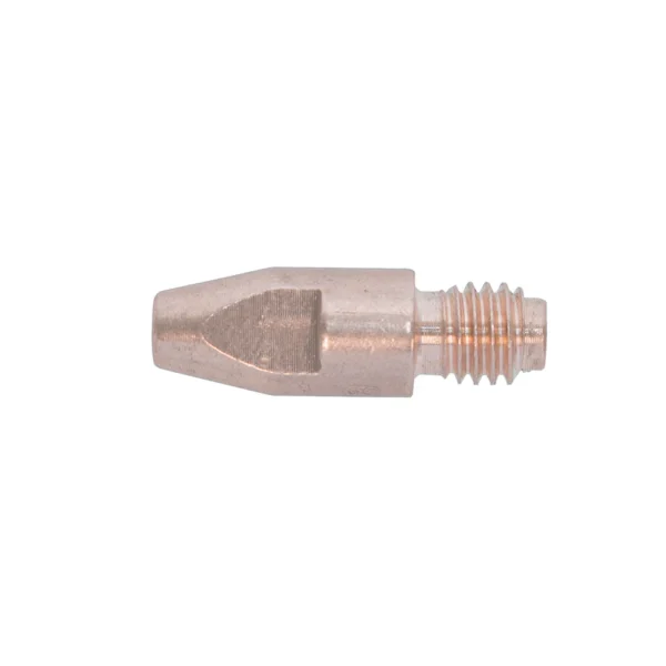 Copper nozzle for welding equipment.