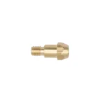 Brass connector with threaded ends