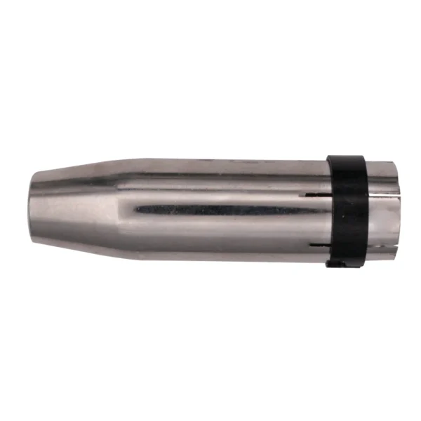Stainless steel exhaust tip with black band