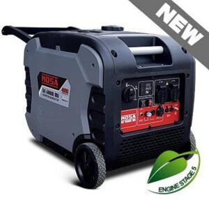 New compact generator with wheels and controls
