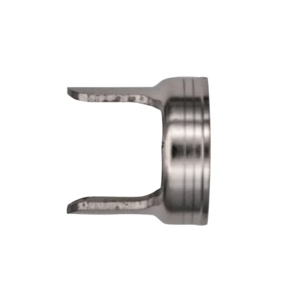 Close-up of a silver mechanical component.