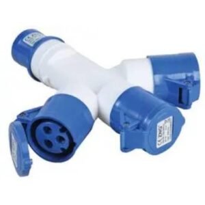 Electrical distribution connector with multiple outlets