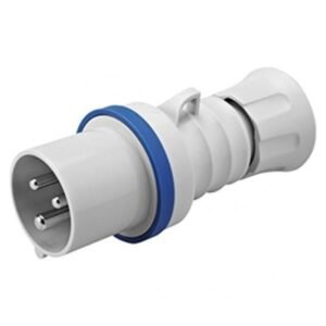Electrical plug adapter with three pins
