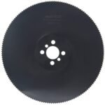 Circular saw blade with multiple teeth design.