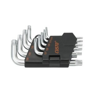 Set of hex key wrenches in a holder
