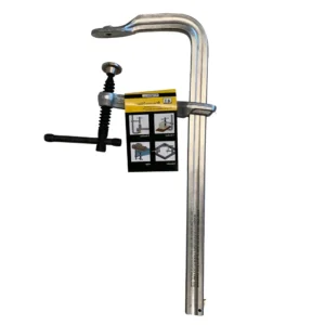 Adjustable metal clamp with instruction guide