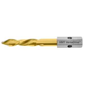 HMT VersaDrive™ gold-coated drill bit