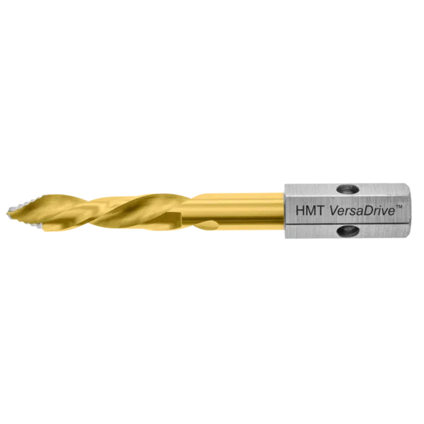 HMT VersaDrive™ gold-coated drill bit