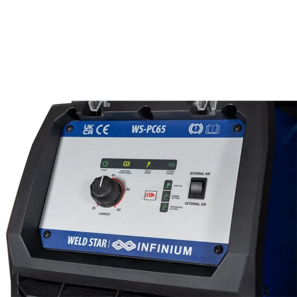 Control panel of a welding machine.