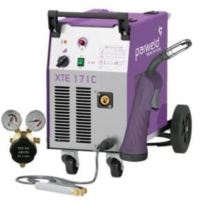 Parweld welding machine with torch and gauges.