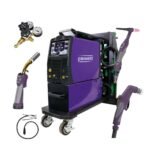 Parweld multi-function welding machine with accessories.