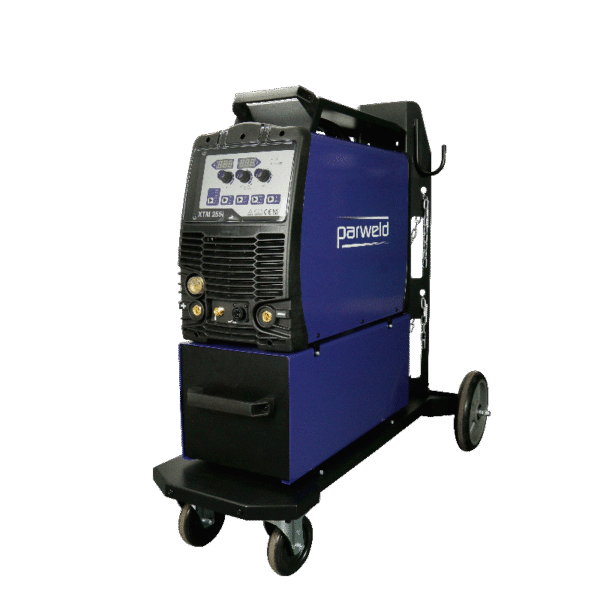 Parweld welding machine on a mobile cart