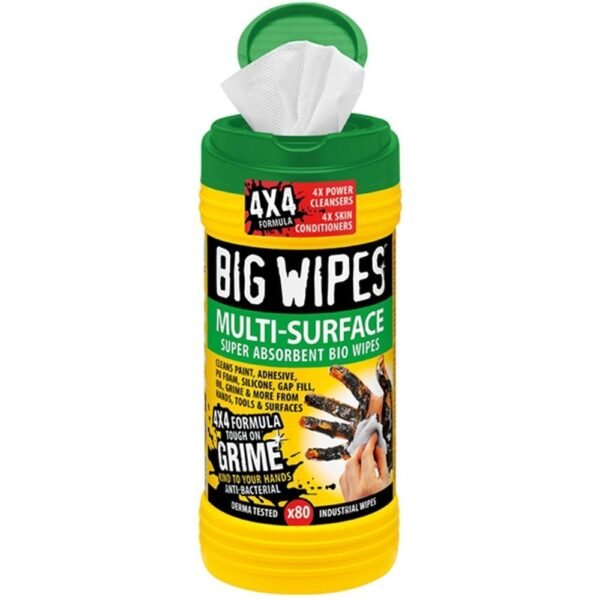 Multi-surface bio wipes for tough cleaning tasks.