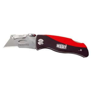 Bessey retractable utility knife with red handle