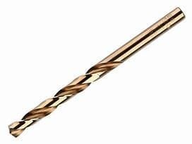 Gold drill bit for precision drilling tasks.