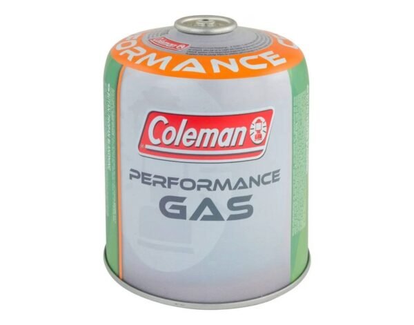 Coleman performance gas canister for outdoor use.