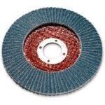 Flap disc for grinding and polishing surfaces