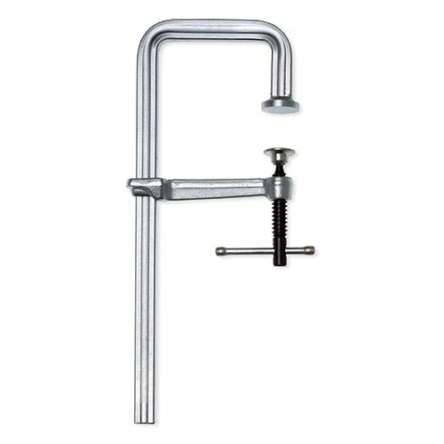 Metal C-clamp tool for woodworking and construction