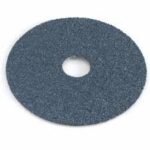 Gray sanding disc with a center hole.