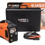 JASIC MMA welder with case and accessories.