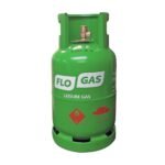 Green leisure gas cylinder from Flo Gas.