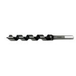 Steel drill bit with a twisted design