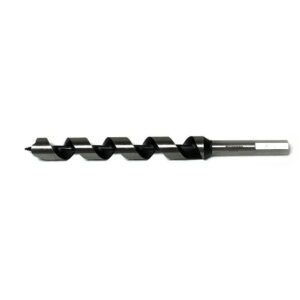 Steel drill bit with a twisted design