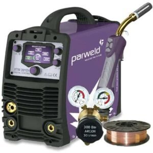 Parweld XTM 201Di welding machine and accessories