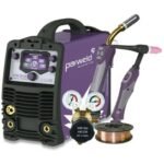 Parweld XTMA201D welding machine and accessories.