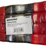Heavy-duty 2-inch spring clamp with vinyl tips.