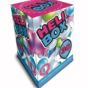 Portable helium cylinder for 30 balloons.