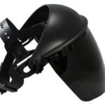 Protective face shield for safety use.