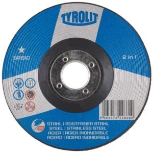 TYROLIT 2-in-1 cutting disc for steel and stainless steel