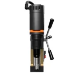 Compact milling machine for precision cutting tasks.
