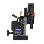 Portable magnetic drilling machine with control features