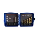 HSS combination drill tap bit kit with sizes