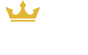 Logo featuring a golden crown design.