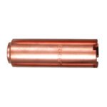 Copper nozzle for welding equipment.