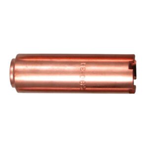 Copper nozzle for welding equipment.