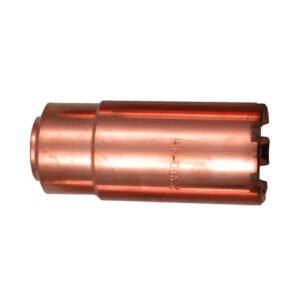 Copper welding nozzle for high-temperature applications.