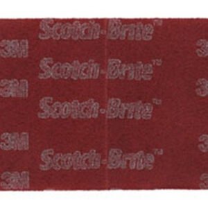 Scotch-Brite cleaning pad for scrubbing surfaces.