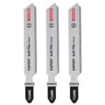 Three Bosch soft tile cutting blades.