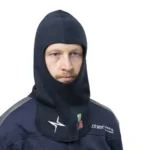 Man wearing a dark protective balaclava